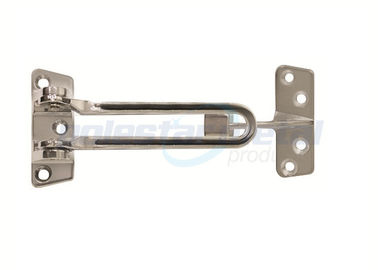 Rustic Decorative Door Hardware 4 1/8&quot; Polished Chrome Chain Door Security Guard