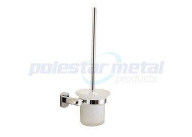 5-3/5" Width Polished Chrome Zamak 6900 Series Collection Toilet Brush Holder