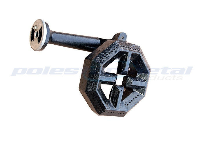LPG Gas Stove Burner Parts Single Cast Iron Pipe For BBQ Grill Burners