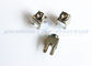 Custom 6-32 x 1/4&quot; Brass Nickel Plated PCB Screw Terminal With Color Head Binding Screws