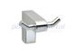 Polished Chrome Zamak 9600 Series Stainless Steel Double Robe Hook 2-15/16&quot; Width