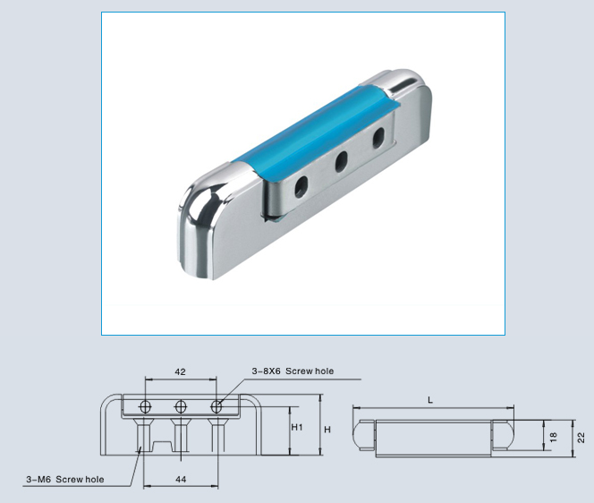 1332 Refrigerator Door Spring Hinge Edge Mount Hinge Zinc Alloy
