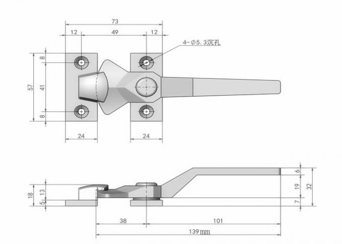 Sealed Soundproof Door Refrigerator Hinge Cold Storage Industrial
