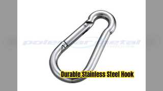 304 Stainless Steel Carabiner Snap Hook D Ring