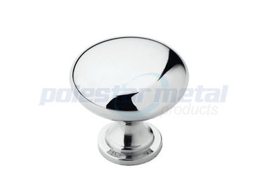 Polished Chrome Cabinet Hardware Furniture Handles And Knobs 1 1/4 ''