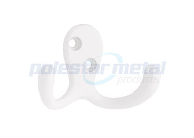 Contemporary Door Hardware Polished Chrome Double Robe Hooks For Bathrooms