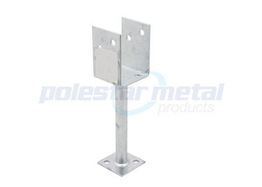 120 x 200mm Hot Dipped Galvanised Steel Full Stirrup Post Anchor For Wooden House