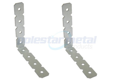 Zinc Plated Steel Construction Hardware Stripping Steel Angle Brackets