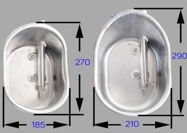 Automatic Poultry Feeding Equipment Round Pig / Cattle Drinking Bowls