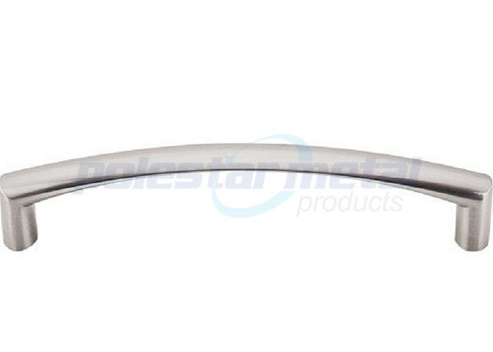 128 Mm Cc Brushed Nickel Zinc Alloy Contemporary Kitchen Bow Cabinet Pull Handles
