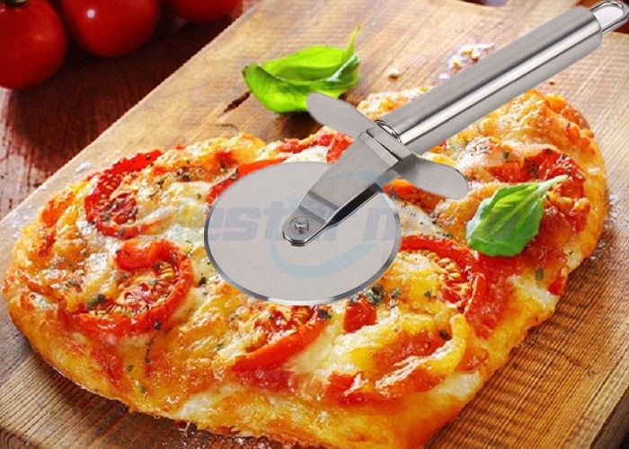 Sanding Polishing Stainless Steel Pizza Cutter With Handle Filler 198 x