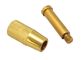 Brass Pin 4" Sprinkler Nozzle 5 Axis Precision Machinining For Jet Spray