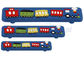 Blue Kids Corner Acrylic Train Kitchen Cabinet Bar Pull Handles 96mm CC