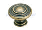 Roman Bronze Zinc Alloy Cabinet Handles And Knobs , Kitchen Cupboard Door Knobs