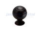 Black Antique Round Cabinet Knob 1 1/8" Brushed Nickel Zinc Alloy