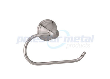 6-1/4" Width Zamak 32500 Series Collection Satin Nickel Towel Ring