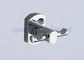 2-3/4" Width Polished Chrome Bathroom Hardware Accessories Double Robe Hook