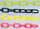 Recyclable Colorful Plastic Link Chain / Green Plastic Chain For Garden