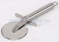 Custom SS304 Stainless Steel Kitchen Tools Pizza Cutter With PP Wooden Handle