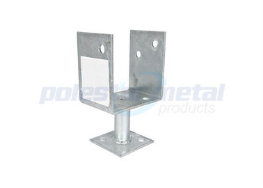 172mm Height Timber To Timber Joist Hangers Hot Dipped Galvanised Steel Half Stirrup Post Anchor