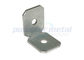 Zinc Plated Steel Construction Hardware Stripping Steel Angle Brackets