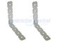 ISO Approved Construction Hardware , 25mm Building Framing Hardware Angle Brackets