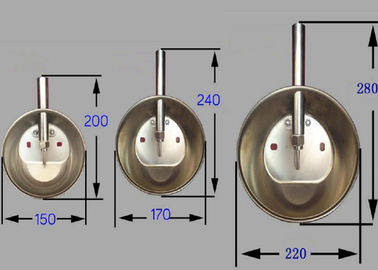 Automatic Poultry Feeding Equipment Round Pig / Cattle Drinking Bowls