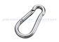 Customized 304 Stainless Steel Carabiner Snap Hook D Ring Swivel For Handbag